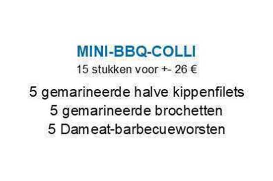 Afbeelding van Minibarbecuecolli (zie info)